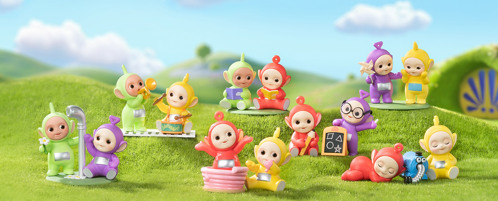 Full collection of Teletubbies Companion Series figures.