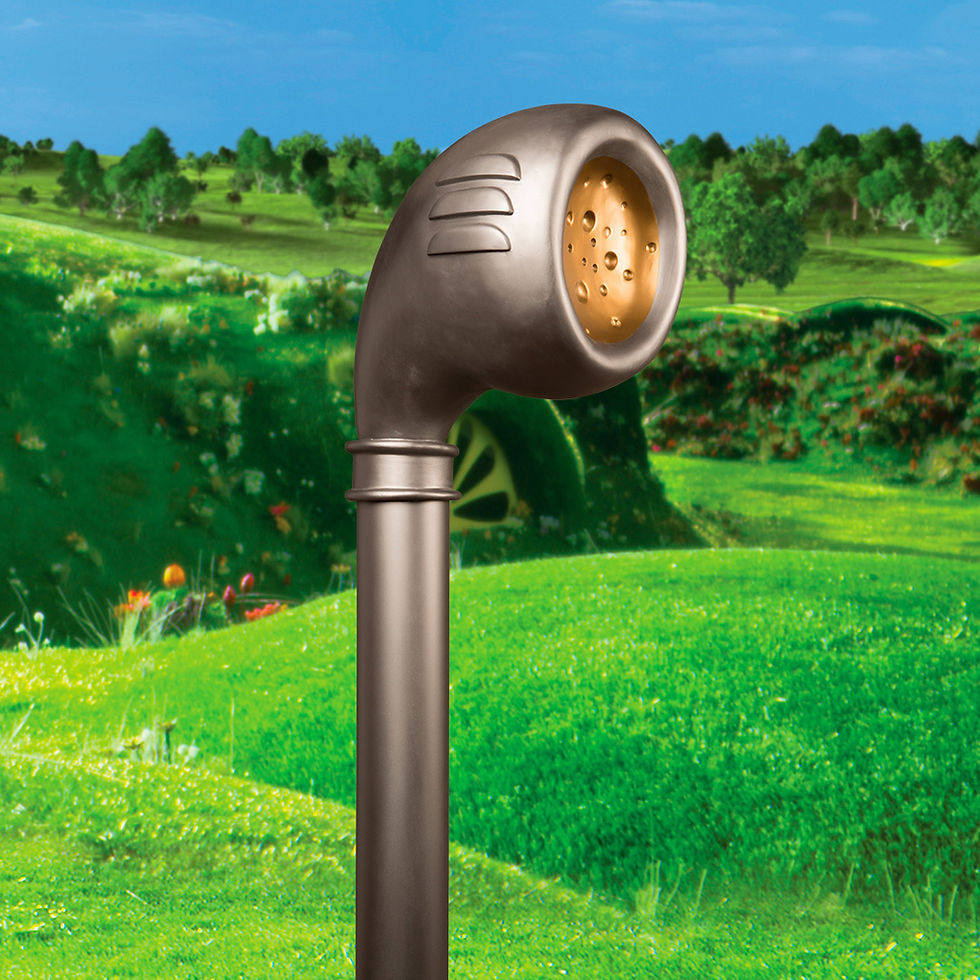 a speaker sticking out of the ground